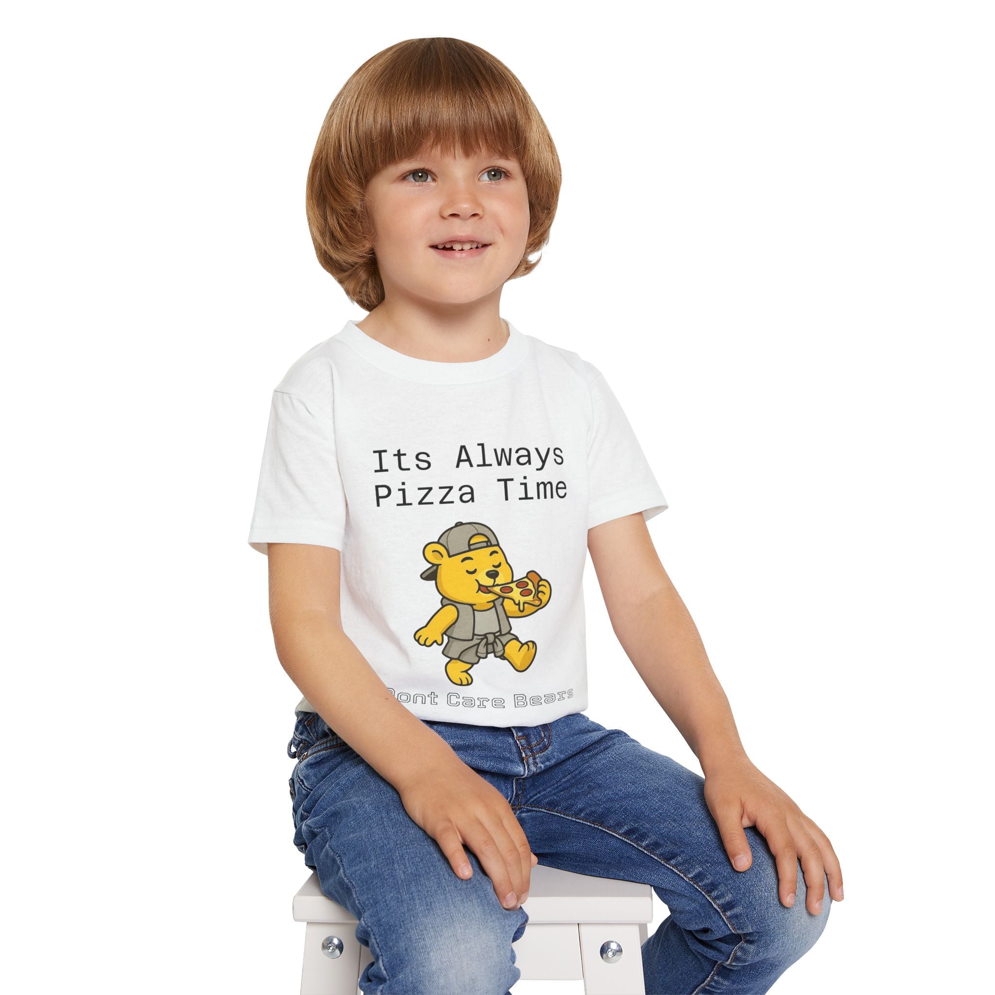 Don’t Care Bears – “Its always Pizza Time” Toddler T-Shirt