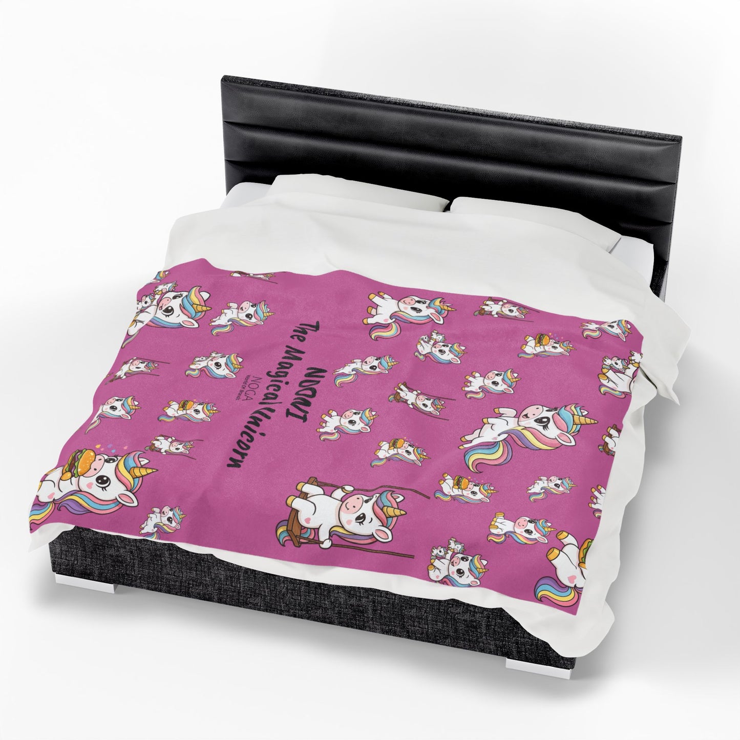 Nooni Magical Unicorn – Pink Slim Stainless Steel Water Bottle, Whimsical 20oz Hydration Bottle for Kids & Adults