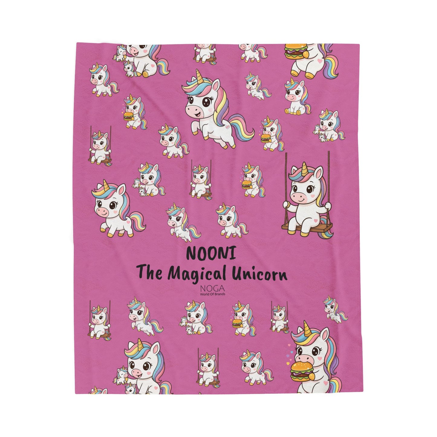 Nooni Magical Unicorn – Pink Slim Stainless Steel Water Bottle, Whimsical 20oz Hydration Bottle for Kids & Adults