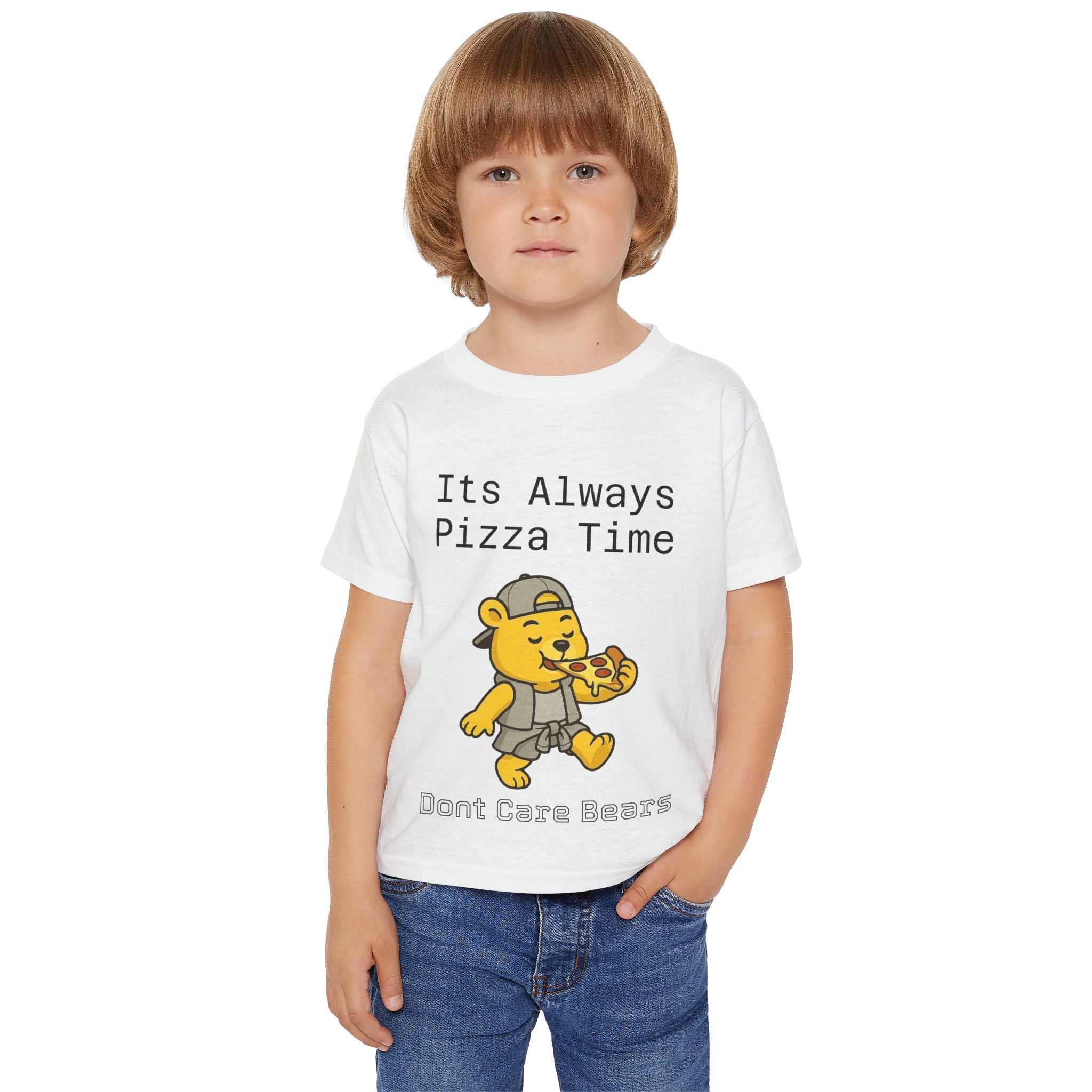 Don’t Care Bears – “Its always Pizza Time” Toddler T-Shirt