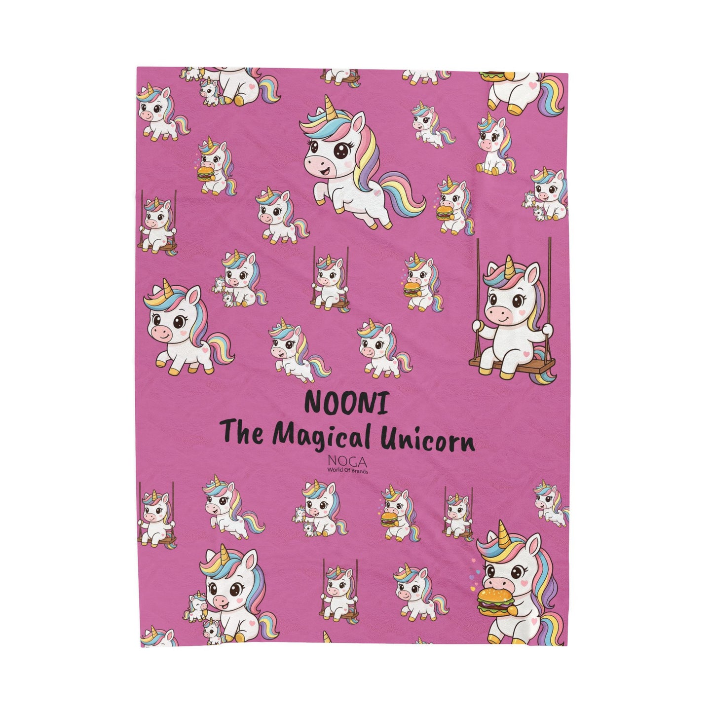 Nooni Magical Unicorn – Pink Slim Stainless Steel Water Bottle, Whimsical 20oz Hydration Bottle for Kids & Adults