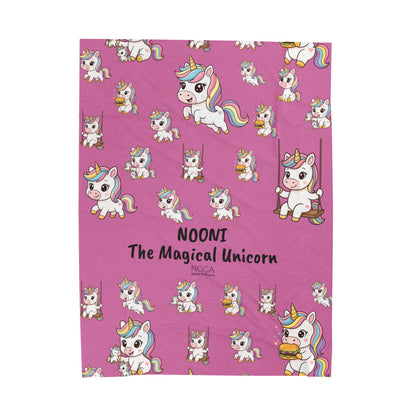 Nooni Magical Unicorn – Pink Slim Stainless Steel Water Bottle, Whimsical 20oz Hydration Bottle for Kids & Adults